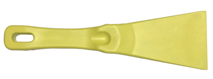 Detekovatelná škrabka s rukojetí 7,5 cm, žlutá 72904-4 (nahrazeno P0187-4)