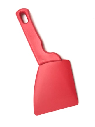 Detekovatelná ergonomická škrabka jednolitá, červená 72900-3 (náhrada za P0479-3)