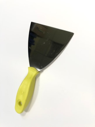 Ocelová škrabka s detekovatelnou rukojetí 12 cm, 78102-4, žlutá (náhrada za P2359-3)