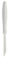 Ruční špachtle nylon, 100 mm, Vikan 40135 bílá