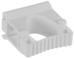 Věšák nást. hygienický s pryž. svorkou, 82mm, Vikan 10139, černý