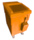 Mobilní dávkovač komponentů 75 l, 580 x 325 x 730 mm, oranžový, P2160-7