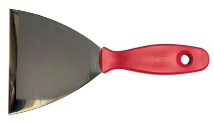 Ocelová škrabka s detekovatelnou rukojetí 12 cm, 78102-3, červená (náhrada za P2359-3)