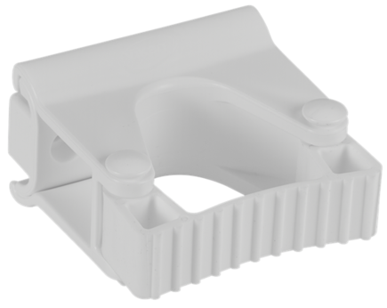 Věšák nást. hygienický s pryž. svorkou, 82mm, Vikan 10135, bílý