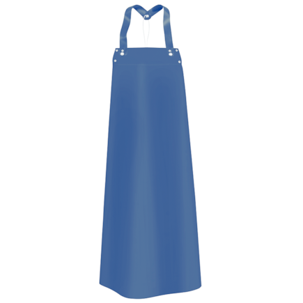 Zástěra Industry profi 110 cm, modrá, hyg. gumičky