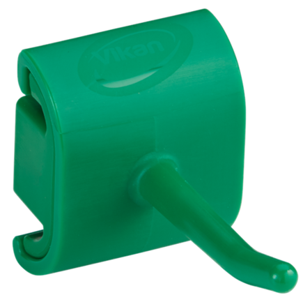 Hygienický nástěnný věšák s háčkem, 41 mm, Vikan 10122, zelený