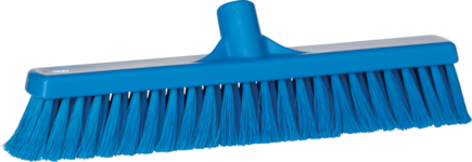 Podlahový smeták, měkký, třepená vlákna, 410 mm, Vikan 31783 modrý