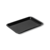 Melamin tác, 45 x 35 x 2 cm, černý