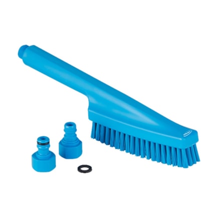 Průtočný ruční kartáč , tvrdý, 330 mm, Vikan 70573 modrý