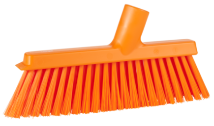 Smeták se škrabkou, střední, 250 mm, Vikan 31037, oranžový