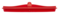 Stěrka s jednoduchou čepelí, 395 mm, Vikan 71404 červená