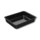 Melamin mísa, 20 x 15 x 8 cm, černá