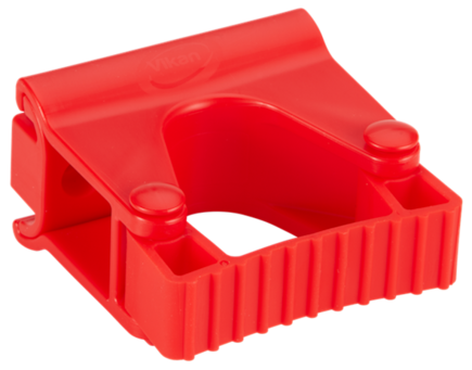 Věšák nást. hygienický s pryž. svorkou, 82mm, Vikan 10134, červený