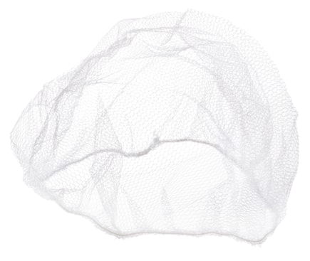 Jednor. čepice - baret Nylon, vel. XL, bílá, bal. á 100 ks