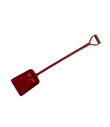 Detekovatelná lopata 270 x 340 mm, L1120 mm, červená 74103-3 (náhrada za P0496-3)
