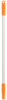 Násada, hliník, 840 mm, Vikan 29317, oranžová
