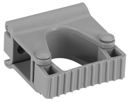 Věšák nást. hygienický s pryž. svorkou, 82mm, Vikan 101388, šedý