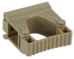 Věšák nást. hygienický s pryž. svorkou, 82mm, Vikan 10139, černý