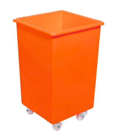 Mobilní nádoba na komponenty 118 L, oranžová, P2164-7