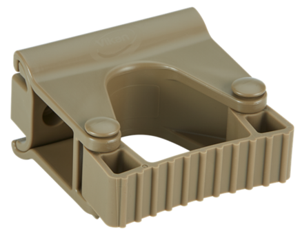 Věšák nást. hygienický s pryž. svorkou, 82mm, Vikan 101366, hnědý