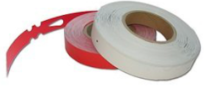Detekovatelné papírové štítky 25 x 190 mm, žluté, 500 ks, P0121-4