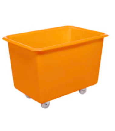 Mobilní nádoba na komponenty 320 L, oranžová, P2167-7