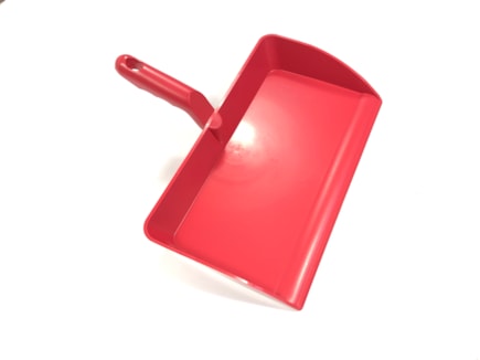 Detekovatelná lopatka na smetí, červená, 70301-3