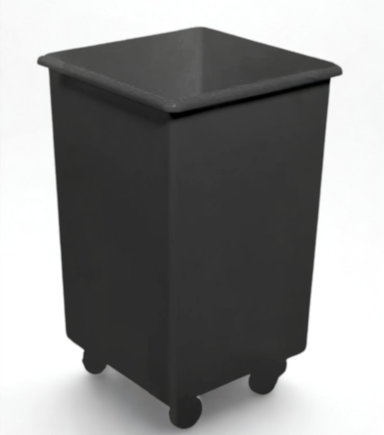 Mobilní nádoba na komponenty 118 L, černá, P2164-6