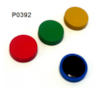 Detekovatelný magnet P0392-3, červený