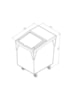 Mobilní dávkovač komponentů 95 l, 580 x 440 x 730 mm, černý, P2161-6