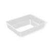 Melamin miska, 30 x 20 x 4 cm, bílá