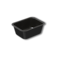 Melamin miska, 30 x 20 x 4 cm, černá