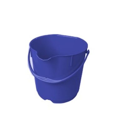 Detekovatelný kbelík 15 l, modrý, 70101-2