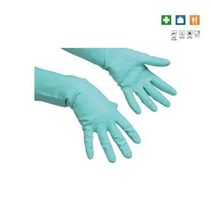 Rukavice Vileda Multipurpose, latex, vel. L, zelené, 174365