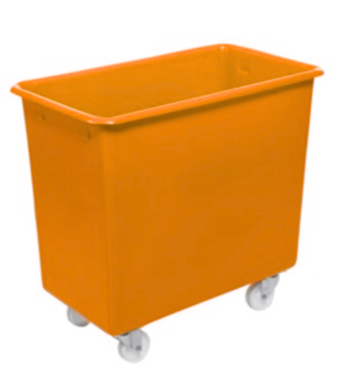 Mobilní nádoba na komponenty 200 L, oranžová, P2166-7