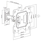 SB68 Držiak LCD, LED, plazmových TV