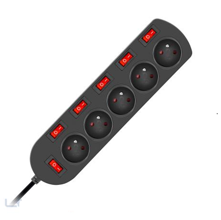 Predlžovací kábel URZ3288 - 5 zásuviek