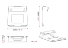 Podstawka pod laptop LHA2 - tablet