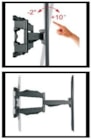 Kvalitný otočný skladací držiak na TV X5