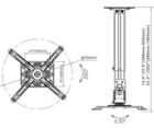 T817-60 držák projektoru