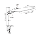 WS14 stolový držiak na klávesnicu a myš alebo notebook