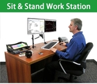 Biurkowa stacja robocza WS12 dla monitorów i klawiatury