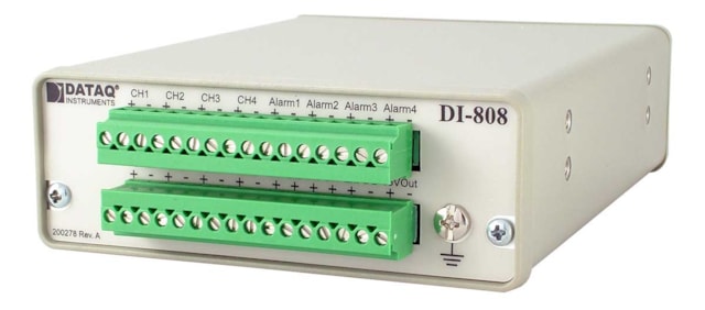 DI-808 Web-based Voltage, Thermocouple and Pulse Data Logger