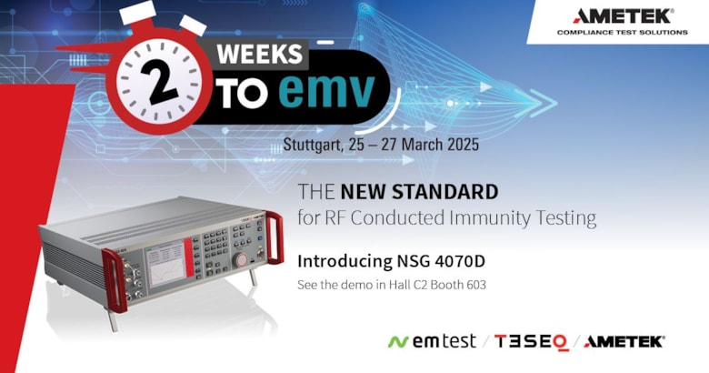AMETEK CTS na EMV 2025 ve Stuttgartu