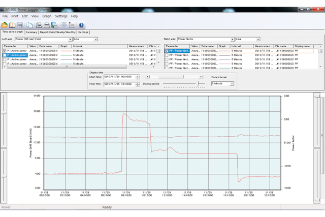 SF1001 Power Logger Viewer