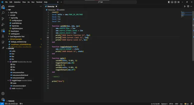 TSP Toolkit Visual Studio Code Extension