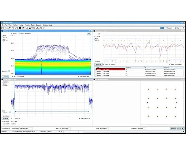SignalVu-PC RF Spectrum Analyzer Software