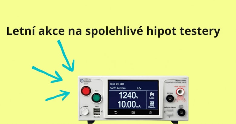 Summer promotion for hipot testers - only until the end of August!