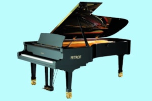 Pianové závěsy mosazné + leštěné + lakované (Petrof Hradec Králové)