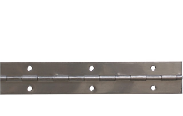 Piano hinge stainless steel 25x0,6x3480/60